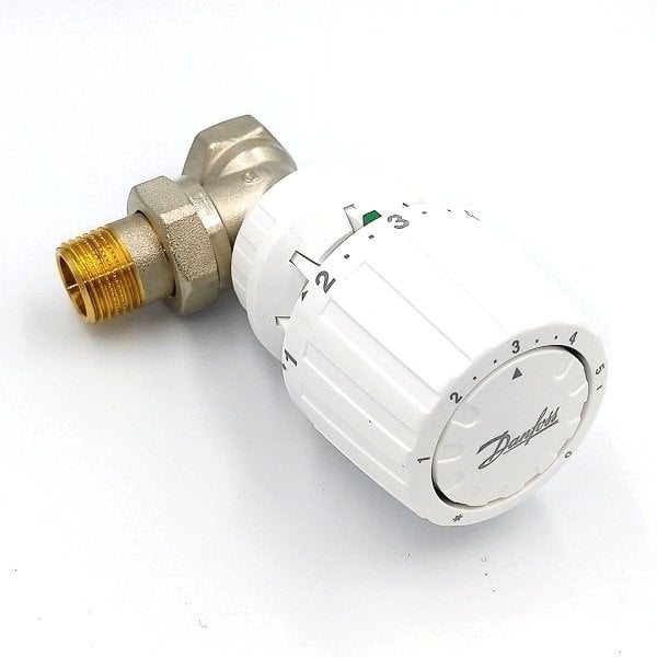 Köşe Gaz Sensörlü Termostatik Radyatör Vanası