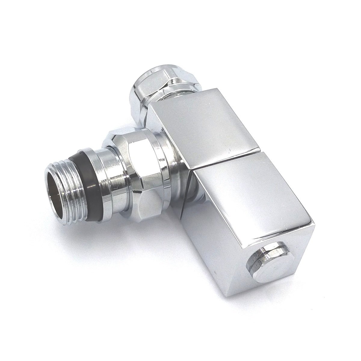 Kare Krom Köşe Radyatör Vanası (16x2 Pex)