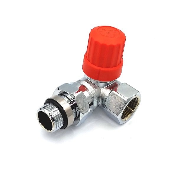 Chrome Right Angle Thermostatic Valve Body