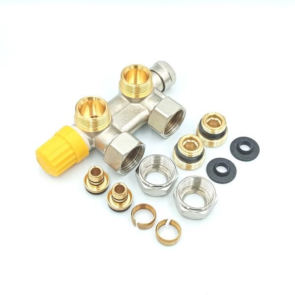 Termostatik Kompakt Dönüş Vanası Köşe 013G4741