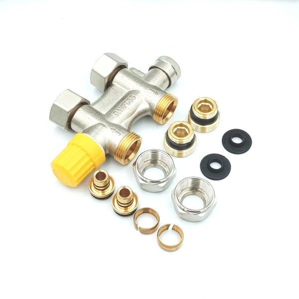 Termostatik Kompakt Dönüş Vanası Düz 013G4742