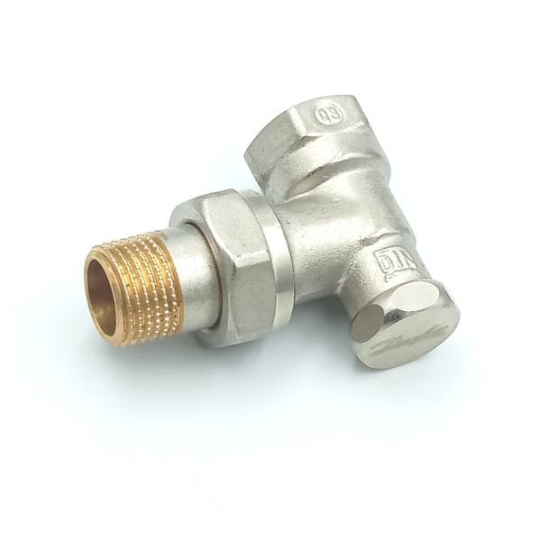 Köşe Radyatör Dönüş Vanası 1/2''