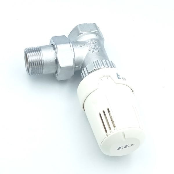 ECA Köşe Termostatik Radyatör Vanası 3/4''