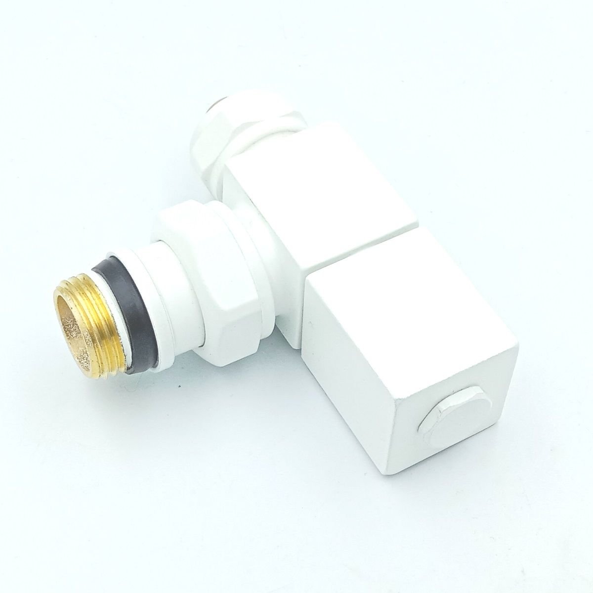 Kare Beyaz Köşe Radyatör Vanası (16x2 Pex)